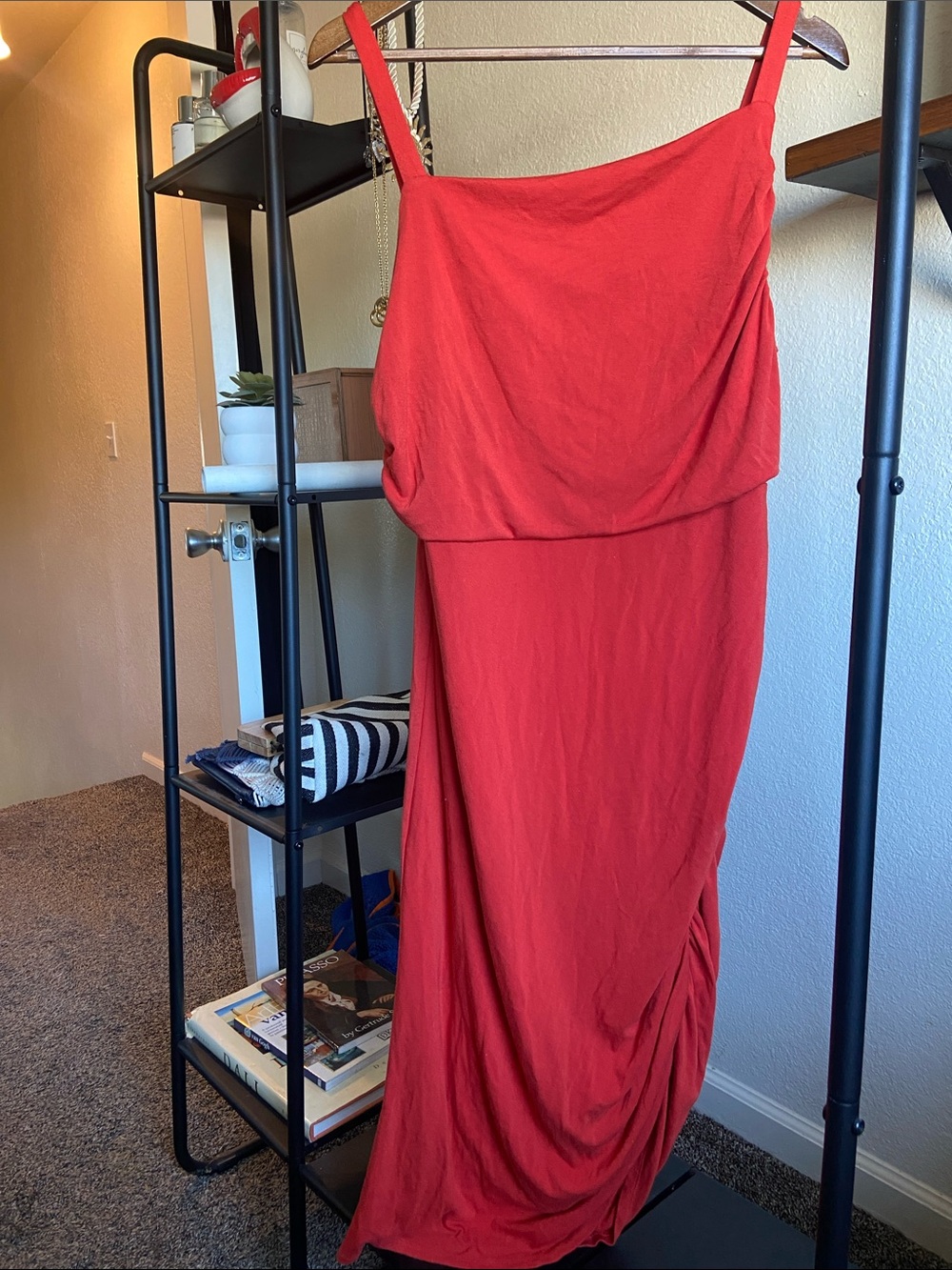 sofia by sofia vergara Red Draped Maxi Dress